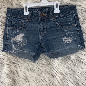 Denim shorts